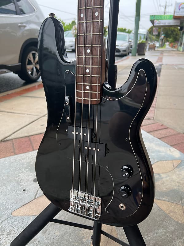 Samick Electric Bass Guitar 4String Short Scale Black Reverb