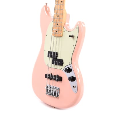 Fender Player Mustang Bass PJ Shell Pink w/Mint Pickguard (CME Exclusive) image 2