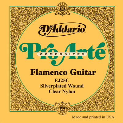 D'Addario EJ25C  Pro-Arte Clear Nylon Composite Flamenco Guitar Strings image 2