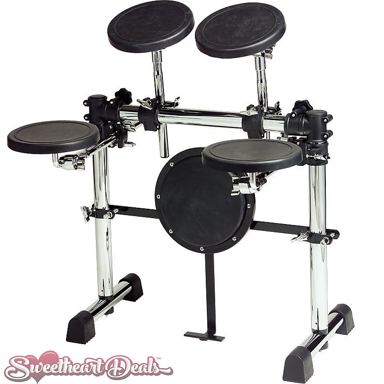 Gibraltar GP08 Powerrack Practice Drum Pad Set On Frame Rack Outfit image 1