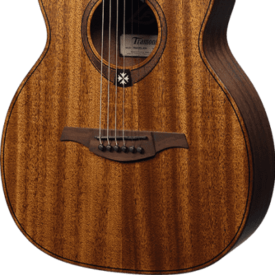 Lag Travel-KAE | All Khaya Wood Acoustic / Electric Travel Guitar with Gig Bag. New with Full Warranty! image 4