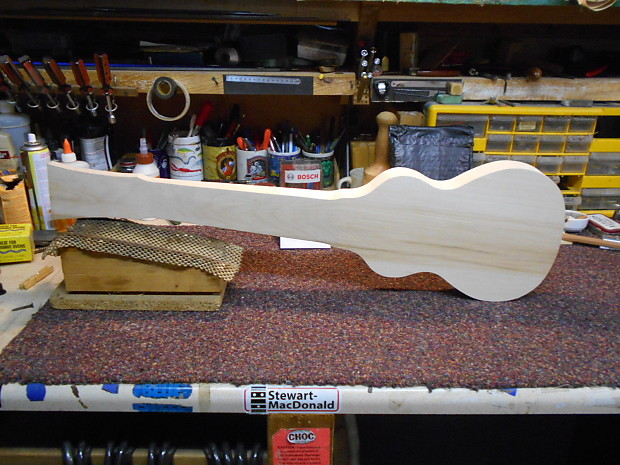 Lap steel body clearance blank