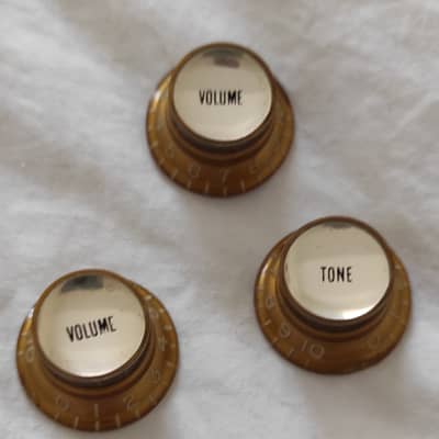 Gibson Top Hat Knobs Gold 1972 for sale