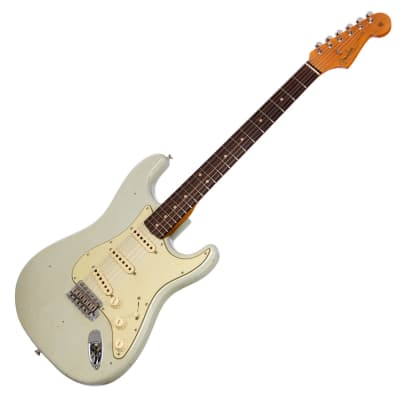 Fender Custom Shop Shop 1963 Stratocaster Journeyman Relic - Super Faded Aged Sonic Blue - 1-off Boutique Electric Guitar NEW! image 5