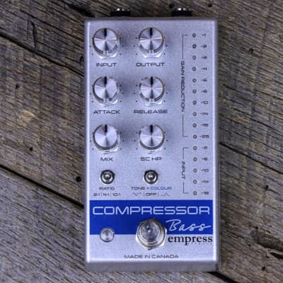 最終価格： Empress Compressor Bass Silver Empress Effects Bass Compressor Pedal - Silver | Sweetwater