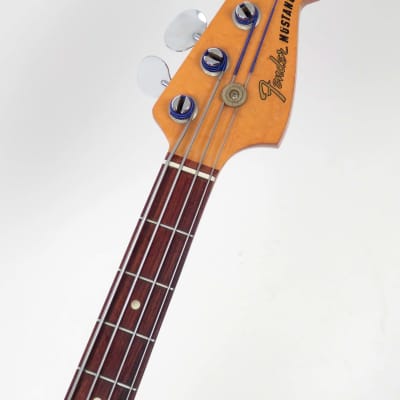 Fender Mustang Bass 1966 Dakota Red ~ Early First Year Example image 10