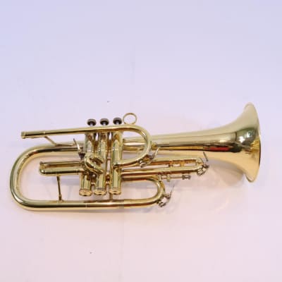 Bach Model 182 Stradivarius Professional Flugelhorn in Gold Plate