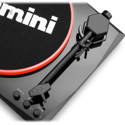 Gemini TT-900BR Vinyl Record Player Turntable+Dual Bluetooth Speakers+Headphones image 3