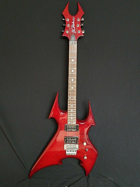 BC Rich NJ Series Beast Transparent Red. Includes Hard Shell Case