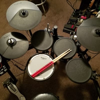 Roland TD-11K V-Drum Kit with Mesh Snare Pad 2010s - Black