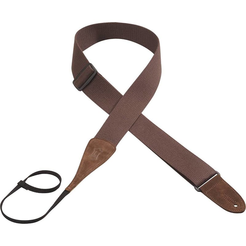 Levy's Leathers - MC8A-BRN -  2" Wide Brown Cotton Guitar Strap. image 1