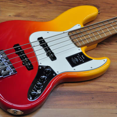 Fender Player Plus Active Jazz Bass V Tequila Sunrise for sale