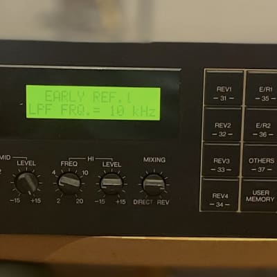 Yamaha REV 5 Digital Reverberator 1980s - Black