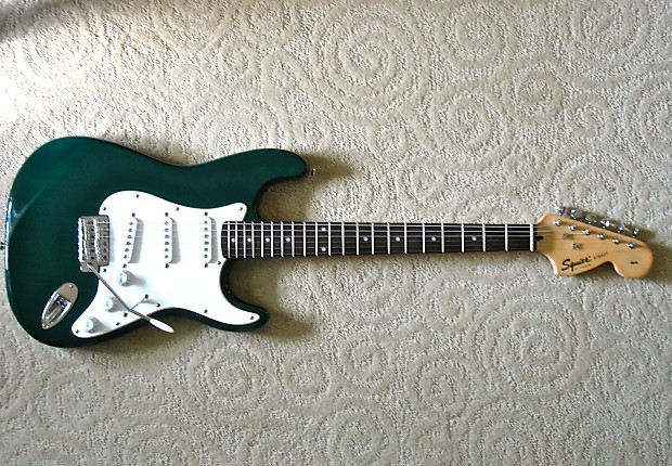 Fender Squier Stratocaster 2000 Green | Reverb