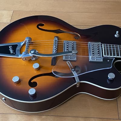 2007 Gretsch G5120 Electromatic Hollow Body with Bigsby - Sunburst - Made in Korea (MIK) - Free Pro Setup image 2