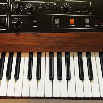 Sequential Prophet 5 Rev2 61-Key 5-Voice Polyphonic Synthesizer 1979 - Black with Wood Front & Sides image 3