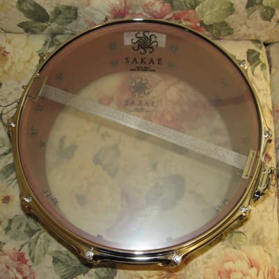 Sakae CSD1460BV 14" x 6" Concert Snare Drum - 2014 - Bubinga Shell image 9
