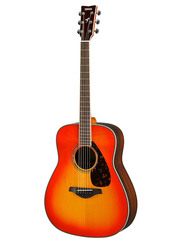 Yamaha FG830 Solid Top Folk Acoustic Guitar - Autumn Burst image 1