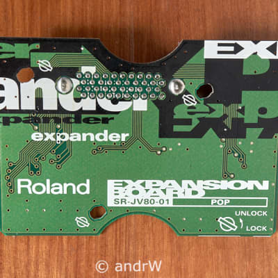 Roland SR-JV80-01 Pop Expansion Board - Recapped Panasonic Cap! Fully working