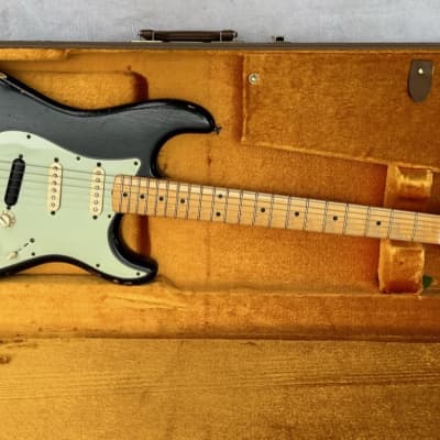 Fender Masterbuilt Imperial Arc Stratocaster by Paul Weller 2014 Black Over Sunburst for sale