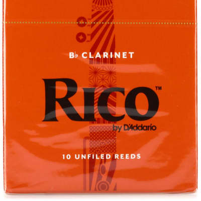 D'Addario RCA1025 Rico Bb Clarinet Reed - 2.5 (10-pack) image 1