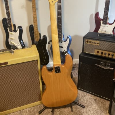 Squier Classic Vibe '70s Jazz Bass V with Maple Fretboard 2019 Natural image 6