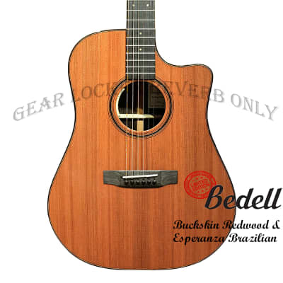 Bedell LTD-DC-RWBR Limited Edition Buckskin Redwood & Esperanza Brazilian Dreadnought cutaway with L.R. Baggs electronic guitar for sale