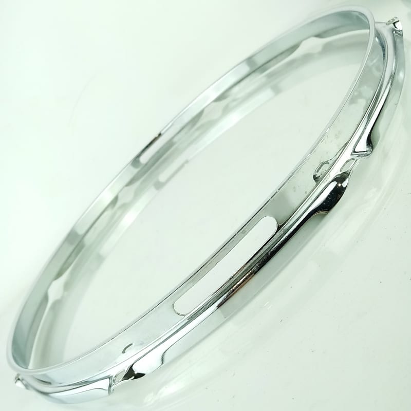 Ludwig 15"1.6mm 8Lug Marching Snare Drum Resonant Rim/Hoop Reverb