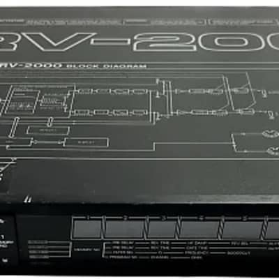 Roland SRV-2000 MIDI Digital Reverb 1980s - Black