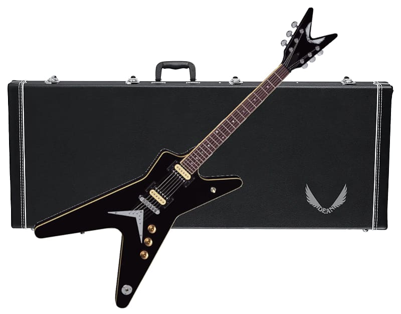 Dean ML 79 Electric GUITAR Classic Black - NEW w/ Hard CASE | Reverb