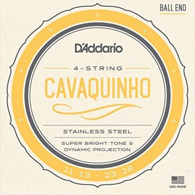 D'Addario EJ93 Stainless Steel Cavaquinho String Set - Ball End image 2