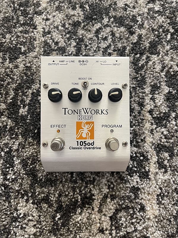 Korg Toneworks 105od Classic Overdrive Boost Guitar Effect Pedal image 1