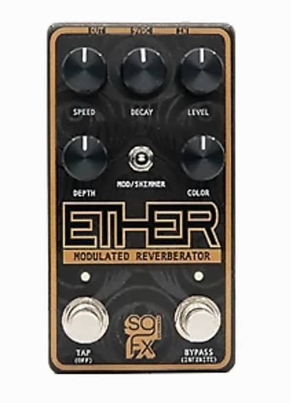 SolidGoldFX Ether Modulated Reverberator 2021 - Black image 1
