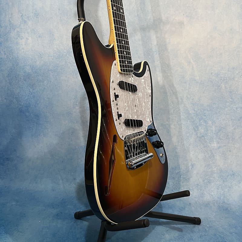 2012 Fender MG-HO Thinline Mustang Made in Japan Hollow Body