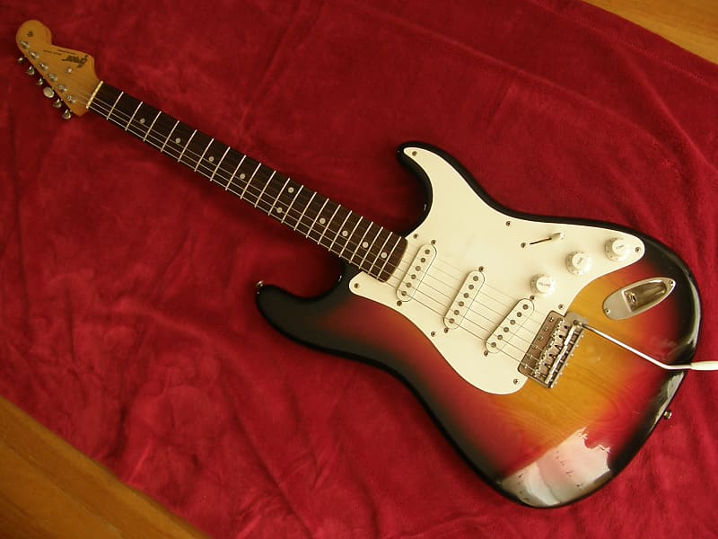 Greco Spacey Sound Strat Sunburst VG condition Made in Japan MIJ