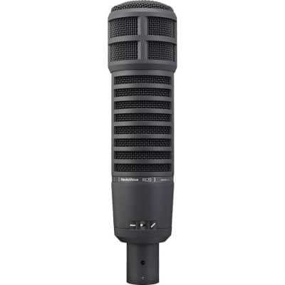 Electro-Voice RE20 (Black) Broadcast Announcer Microphone - studio demo **perfect condition!! - in-box!!