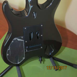1995 Brian Moore Custom Guitars USA MC/1 Trans Dark Blue Burst / Carbon Fiber #398 image 9