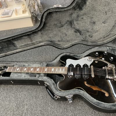 Epiphone Riviera Custom P-93 Royale Black Pearl with Case image 12