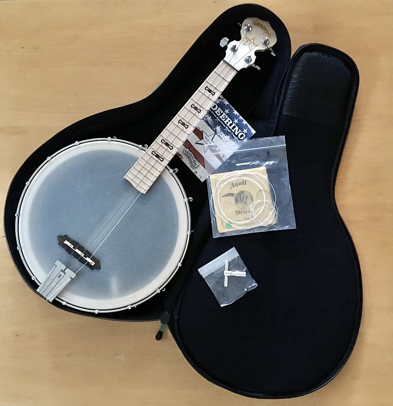Deering Good time Tenor Scale Banjo Ukulele, w/Gigbag, Reverb
