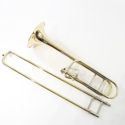 Bach Model 42AFG Stradivarius Professional Trombone with Gold Brass Bell OPEN BOX - Protec Platinum Series Gig Bag image 1