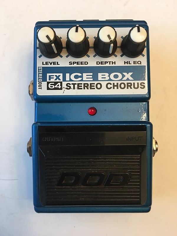 DOD Digitech FX64 Ice Box Stereo Analog Chorus Rare Guitar Effect Pedal image 1