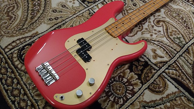 Fender Classic Series '50s Precision Bass 2013 Fiesta Red image 1