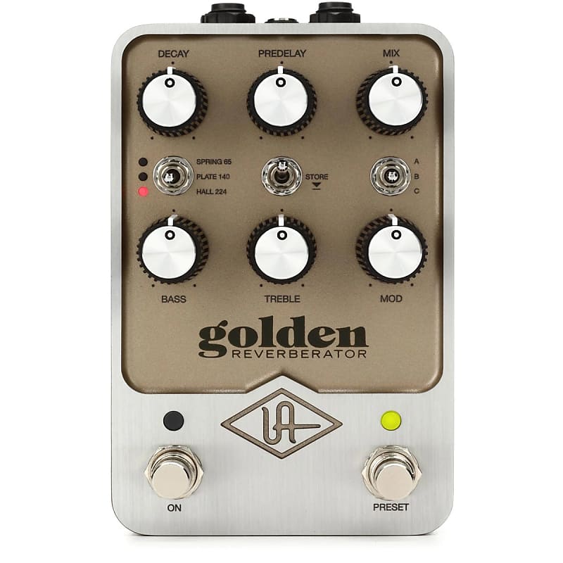 Universal Audio UAFX Golden Reverberator Reverb Effects Pedal image 1