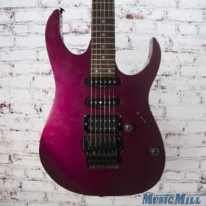 1989 Ibanez RG560 Electric Guitar Purple Neon | Reverb