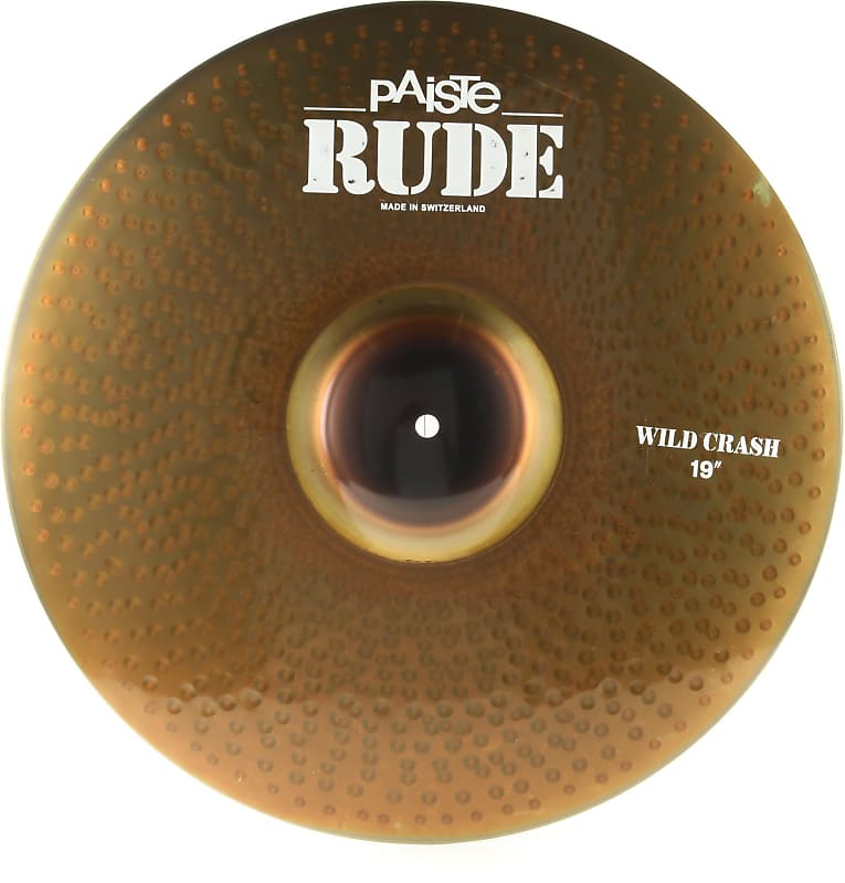Paiste Rude Wild Crash Cymbal - 19-inch image 1