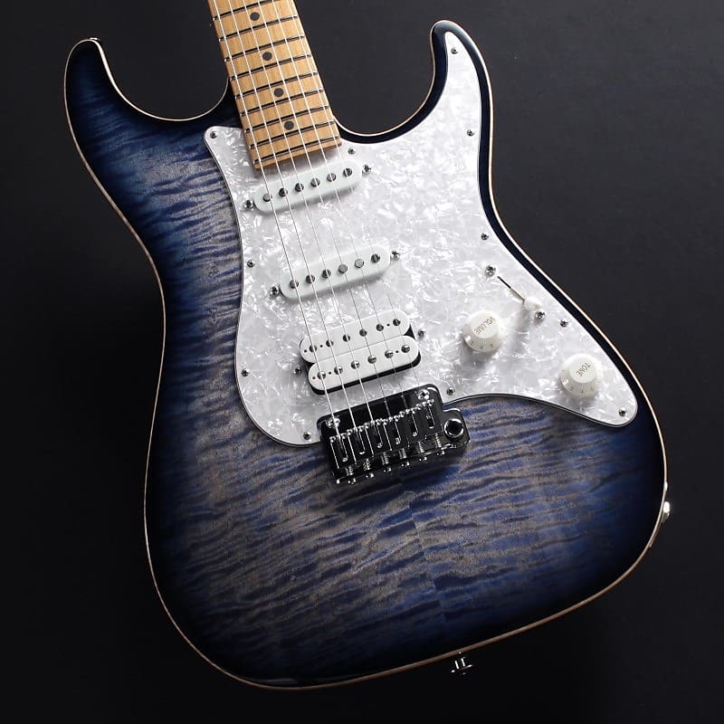 Suhr Guitars Core Line Series Standard Plus (Faded Trans Whale Blue Burst/Roasted Maple) #71503 image 1