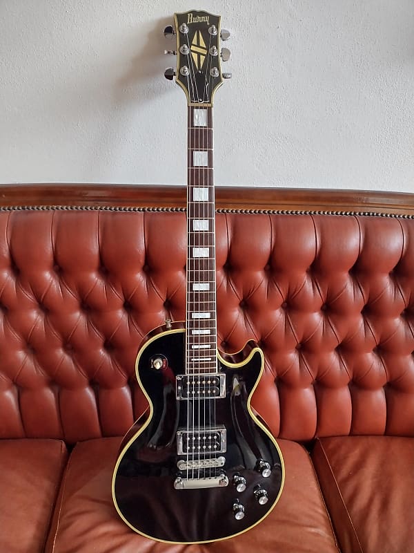 Burny LC-70JS John Sykes Les Paul Custom 1987 - black | Reverb