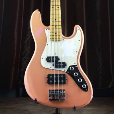 ESP Grass Roots Jazz Bass 2005 Shell Pink Mark Hoppus style | Reverb