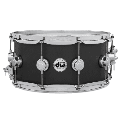 DW DRVF6514SV Collector's Series Carbon Fiber 6.5X14" Snare Drum