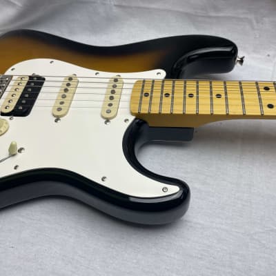 Fender JV Modified '50s Stratocaster HSS Guitar - MIJ Made In Japan 2022 - 2-Color Sunburst / Maple neck image 5